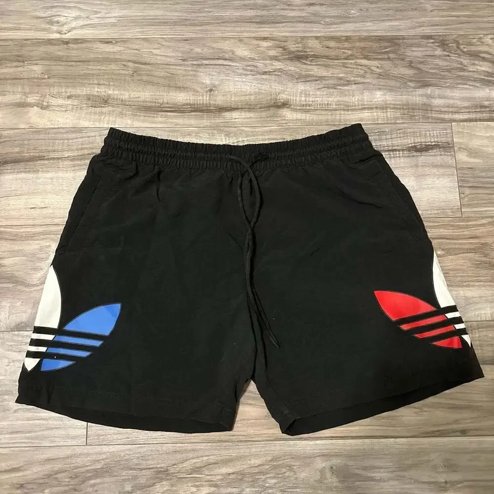 Adidas Originals Tricolor Trefoil Swim Shorts